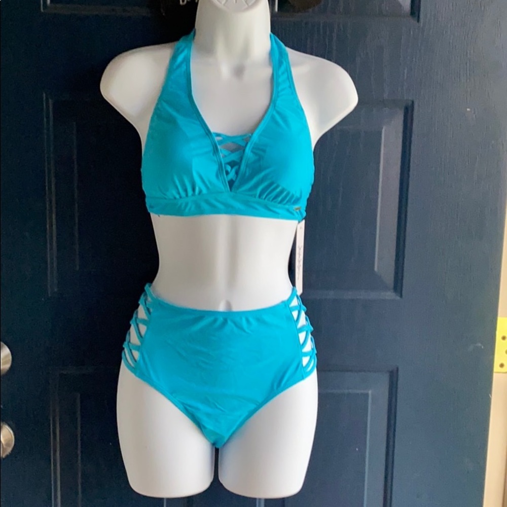 Nicole Miller 2 Pc Swimsuit